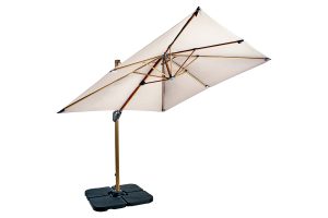 Aegean Square Cantilever Parasol 2.5m – Dove