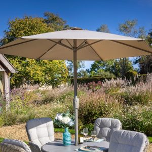 Hartman Lux Round Parasol 2.5m – Dove Hartman Lux Round Parasol 2.5m – Dove