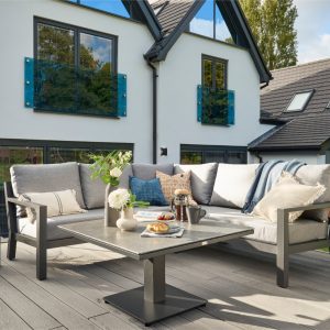 LIFE Timber Compact Corner Set – Lava/Mist Grey