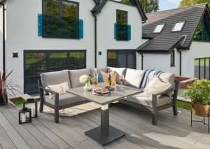 LIFE Timber Compact Corner Set – Lava/Mist Grey