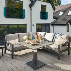 LIFE Timber Compact Corner Set – Lava/Mist Grey