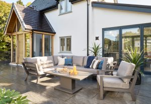 LIFE Timber Deluxe Corner Set – Lava/Mist Grey