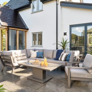 LIFE Timber Deluxe Corner Set – Lava/Mist Grey