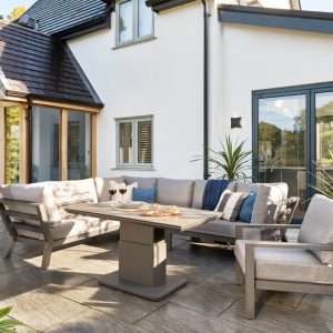 LIFE Timber Deluxe Corner Set – Lava/Mist Grey