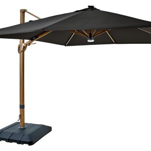 Seychelles 3m Square Cantilever Parasol – Dark Grey Seychelles 3m Square Cantilever Parasol – Dark Grey