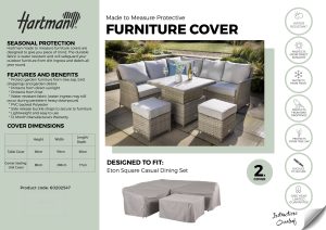 Hartman Eton Square Casual Dining Set Cover