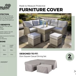 Hartman Eton Square Casual Dining Set Cover