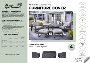 Hartman Orka 3 Seat Sofa Lounge Set Cover