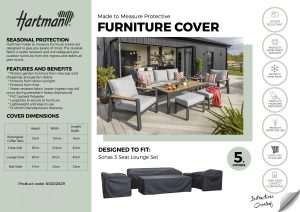 Hartman Sonas 3 Seat Sofa Lounge Set Cover