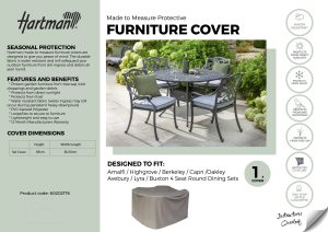 Hartman Avebury 4 Seat Round Set Cover
