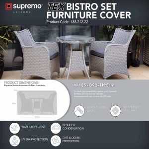 Supremo TEX Bistro Set Cover