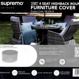Supremo TEX 4 Seat High Back Set Cover