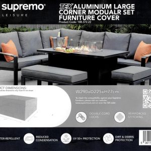 Supremo TEX Aluminium Large Corner Set Cover