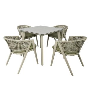 Supremo Carmen 4 Seat Square Dining Set